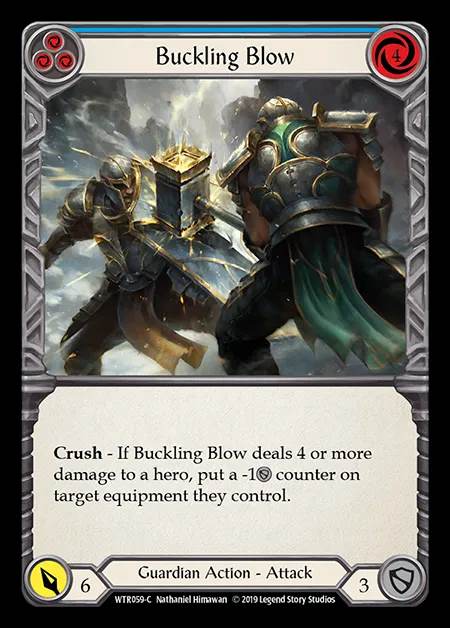 [Guardian] Buckling Blow (blue) [1st-WTR059-C]