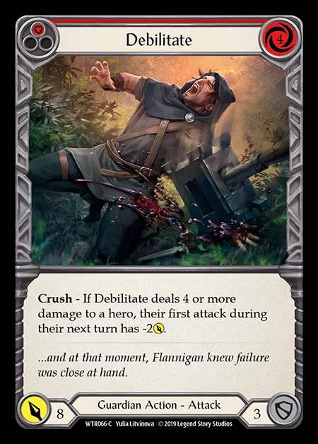 [Guardian] Debilitate (red) [1st-WTR066-C]