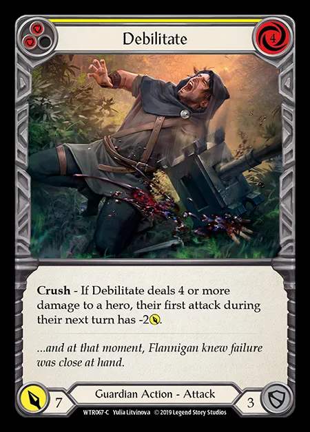 [Guardian] Debilitate (yellow) [1st-WTR067-C]