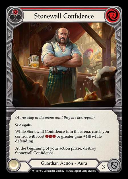 [Guardian] Stonewall Confidence (red) [1st-WTR072-C]