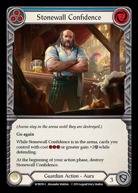 [Guardian] Stonewall Confidence (blue) [1st-WTR074-C]