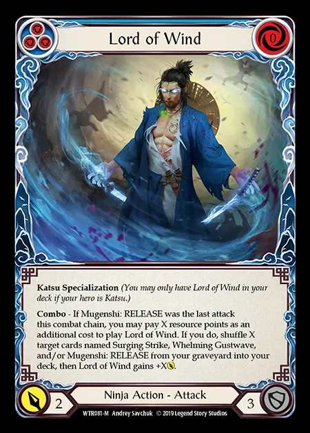 [Ninja] Lord of Wind [1st-WTR081-M]
