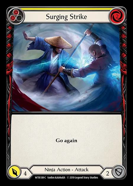 [Ninja] Surging Strike (yellow) [1st-WTR108-C]