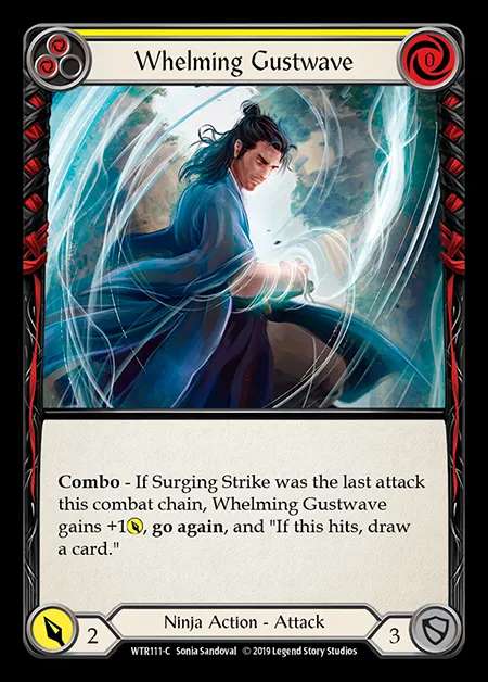 [Ninja] Whelming Gustwave (yellow) [1st-WTR111-C]