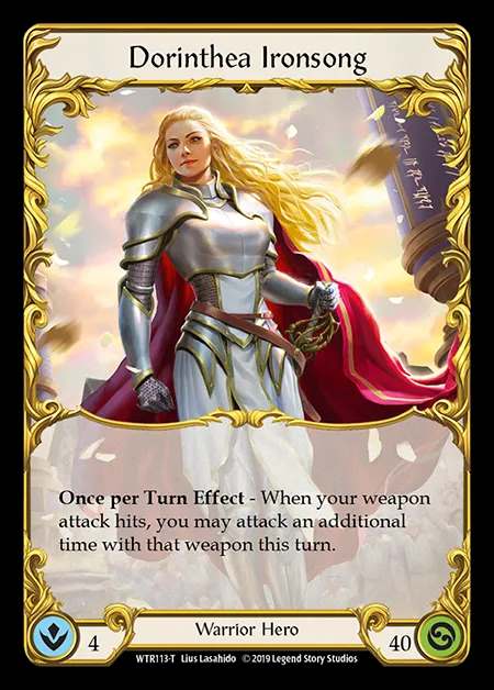 [Warrior] Dorinthea Ironsong [1st-WTR113-T]