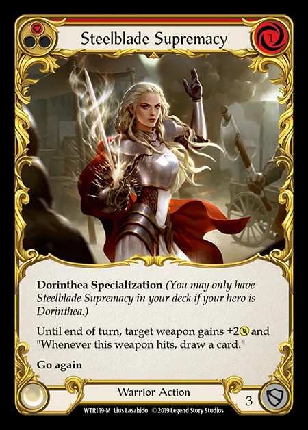 [Warrior] Steelblade Supremacy [1st-WTR119-M]