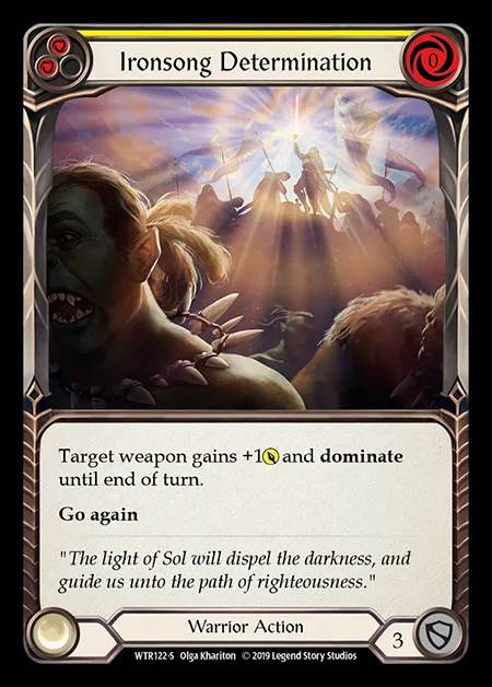 [Warrior] Ironsong Determination [1st-WTR122-S]