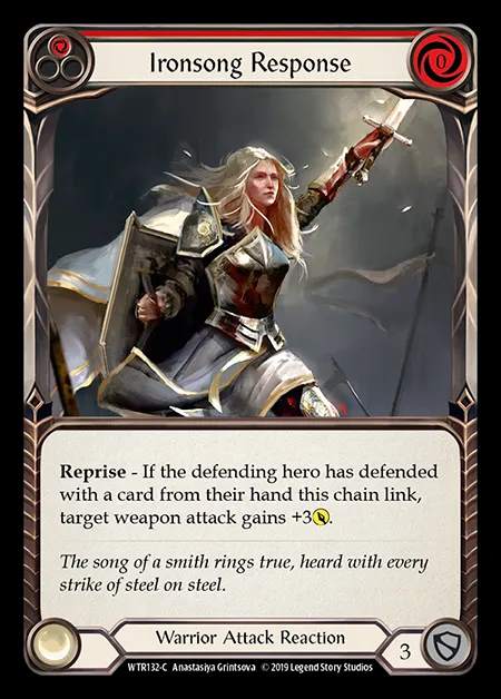 [Warrior] Ironsong Response (red) [1st-WTR132-C]