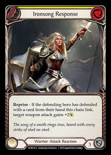 [Warrior] Ironsong Response (yellow) [1st-WTR133-C]