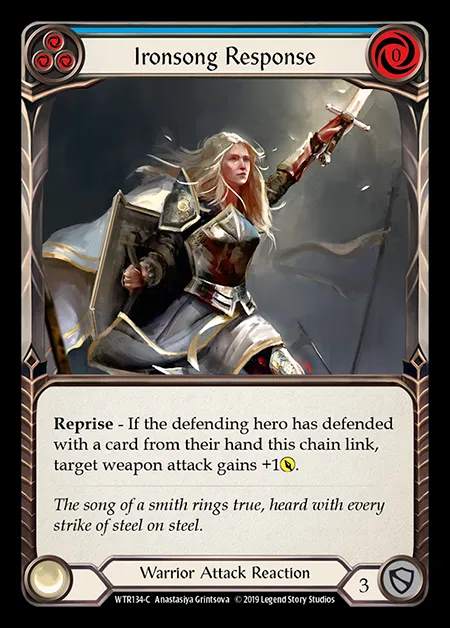 [Warrior] Ironsong Response (blue) [1st-WTR134-C]