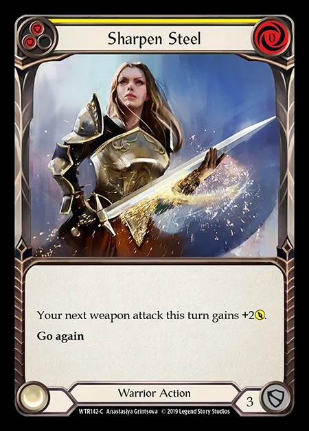 [Warrior] Sharpen Steel (yellow) [1st-WTR142-C]