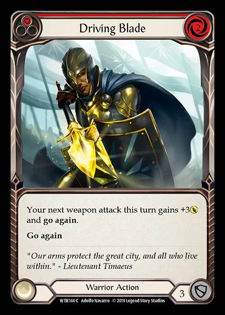 [Warrior] Driving Blade (red) [1st-WTR144-C]