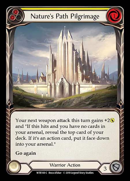 [Warrior] Nature's Path Pilgrimage (yellow) [1st-WTR148-C]