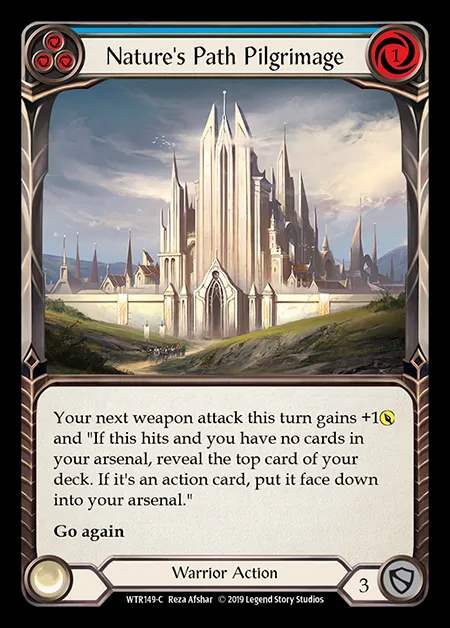 [Warrior] Nature's Path Pilgrimage (blue) [1st-WTR149-C]