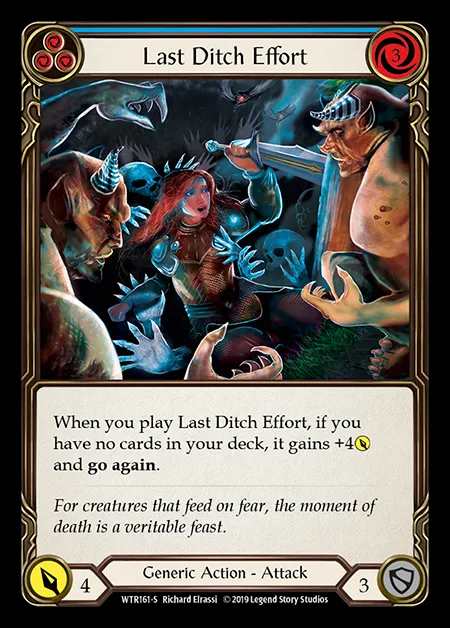 [Generic] Last Ditch Effort [1st-WTR161-S]