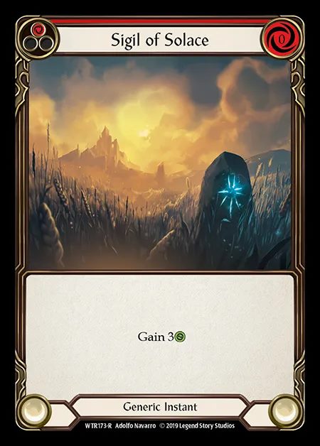 [Generic] Sigil of Solace (red) [1st-WTR173-R]