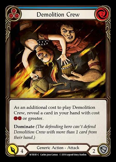 [Generic] Demolition Crew (blue) [1st-WTR181-C]