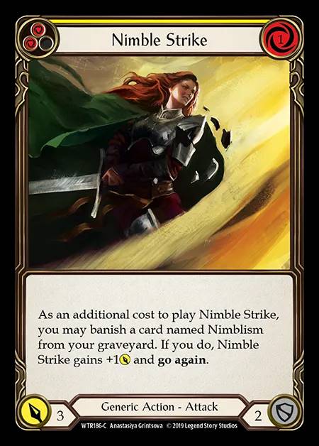 [Generic] Nimble Strike (yellow) [1st-WTR186-C]