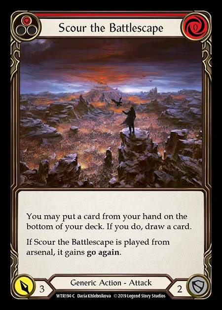 [Generic] Scour the Battlescape (red) [1st-WTR194-C]