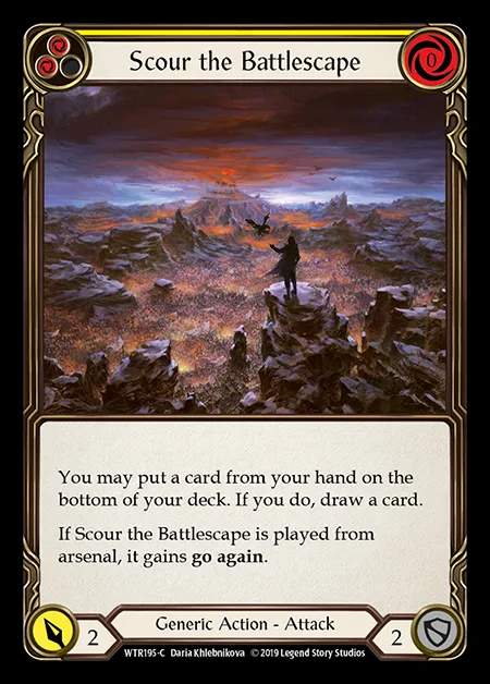 [Generic] Scour the Battlescape (yellow) [1st-WTR195-C]