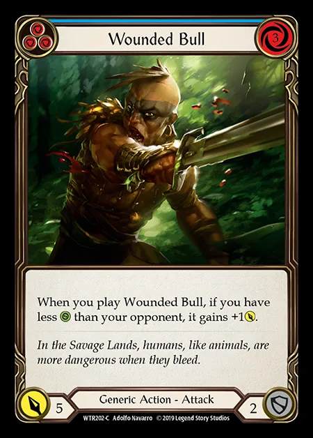[Generic] Wounded Bull (blue) [1st-WTR202-C]