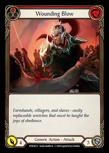[Generic] Wounding Blow (red) [1st-WTR203-C]