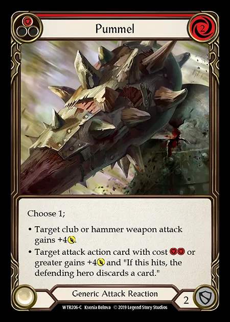 [Generic] Pummel (red) [1st-WTR206-C]