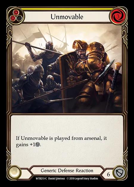 [Generic] Unmovable (yellow) [1st-WTR213-C]