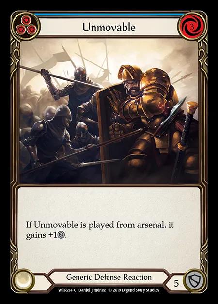 [Generic] Unmovable (blue) [1st-WTR214-C]
