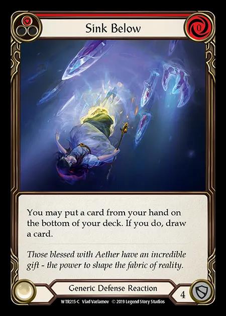 [Generic] Sink Below (red) [1st-WTR215-C]