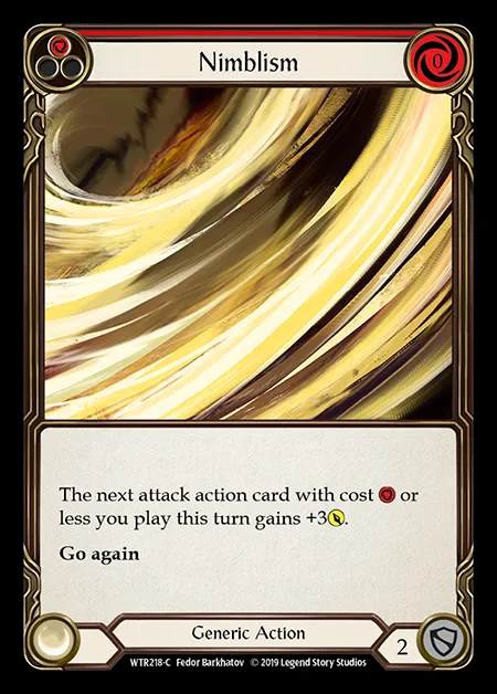 [Generic] Nimblism (red) [1st-WTR218-C]