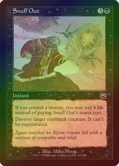 《特価品EX》【Foil】【英】殺し/Snuff Out [MMQ]