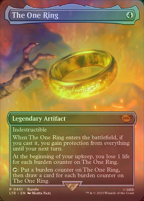 《特価品EX》【ボーダーレスFoil】【英】一つの指輪/The One Ring [LTR]
