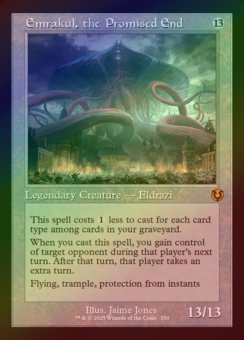 《特価品NM》【Foil】【英】約束された終末、エムラクール/Emrakul, the Promised End [INR]