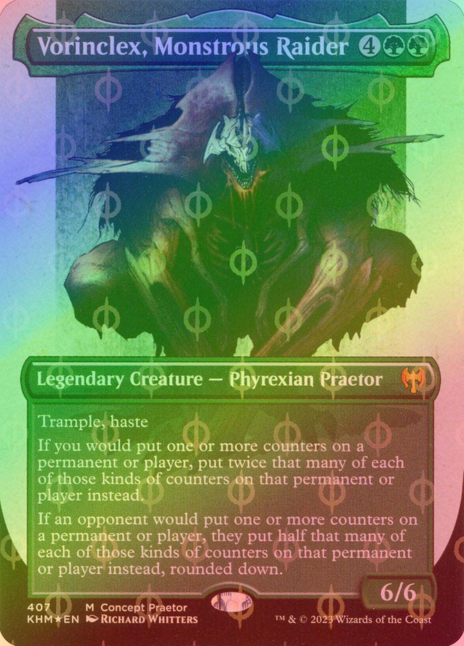 《特価品NM》【S&C・Foil】【日】巨怪な略奪者、ヴォリンクレックス/Vorinclex, Monstrous Raider [KHM]