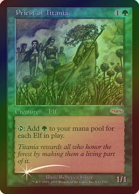 《特価品NM》【Foil】【英】ティタニアの僧侶/Priest of Titania [DCI]