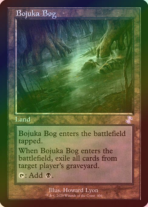 《特価品EX》【旧枠Foil】【英】ボジューカの沼/Bojuka Bog [TSR]