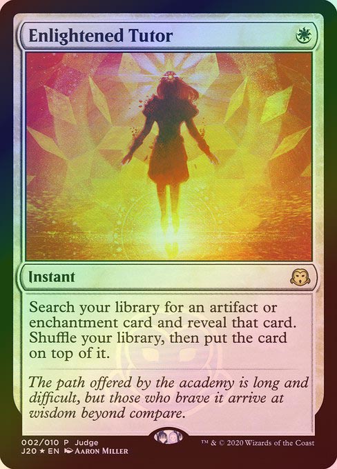 《特価品NM》【Foil】【英】悟りの教示者/Enlightened Tutor [J20]