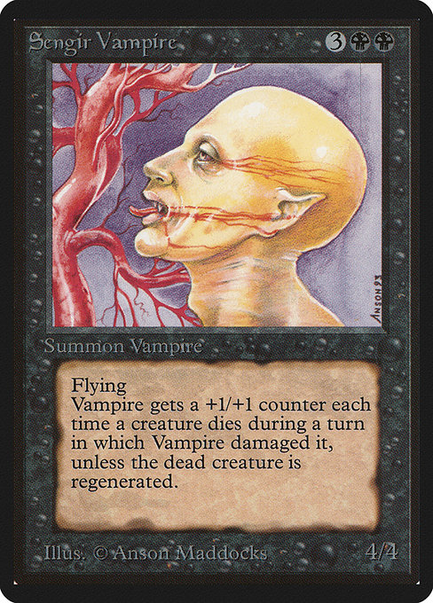 《特価品HP》【英】センギアの吸血鬼/Sengir Vampire [LEB]